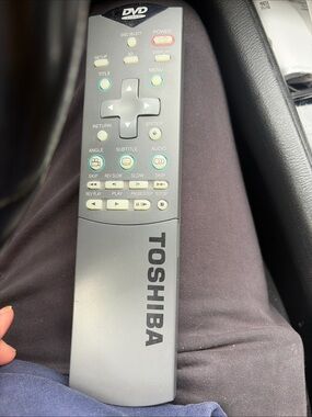 Toshiba Black and Gray Car DVD Remote Control